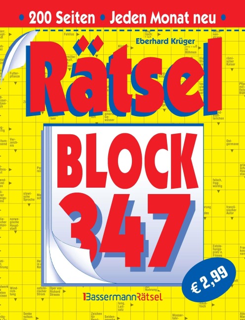 Rätselblock 347 (5 Exemplare à 2,99 EUR) - Eberhard Krüger