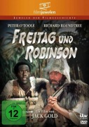 Cover-Bild zum Titel 'Freitag und Robinson' von 'Adrian Mitchell, Daniel Defoe, Carl Davis'