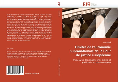 Limites de l''autonomie supranationale de la Cour de justice européenne - Luca Barani