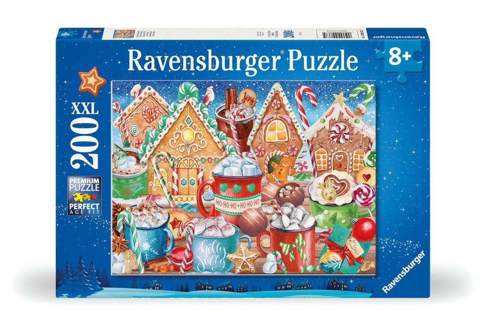 Kinderpuzzle 200 XXL Teile - Süße Weihnachten - 