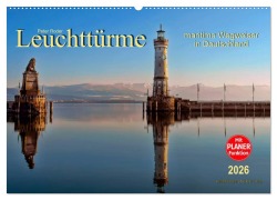 Cover-Bild zum Titel 'Leuchttürme - maritime Wegweiser in Deutschland (Wandkalender 2026 DIN A2 quer), CALVENDO Monatskalender' von 'Peter Roder'