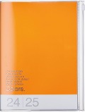 MARK'S 2024/2025 Taschenkalender A5 vertikal, COLORS // Orange - 