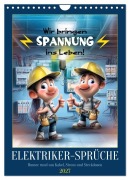 Cover-Bild zum Titel 'Elektrikersprüche (Wandkalender 2027 DIN A4 hoch), CALVENDO Monatskalender' von 'Sabine Löwer'
