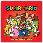 Cover-Bild zum Titel 'Nintendo - Super Mario 2026 - Wandkalender' von 'Danilo Promotion Ltd'