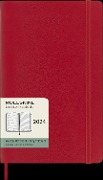Moleskine 12 Monate Wochen Notizkalender 2024, L/A5, 1 Wo = 1 Seite, Rechts Linierte Seite, Soft Cover, Scharlachrot - 