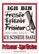 Cover-Bild zum Titel 'Friseur-Sprüche (Tischkalender 2026 DIN A5 hoch), CALVENDO Monatskalender' von 'Sabine Löwer'