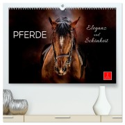 Cover-Bild zum Titel 'Eleganz und Schönheit - Pferde (hochwertiger Premium Wandkalender 2026 DIN A2 quer), Kunstdruck in Hochglanz' von 'Peter Roder'