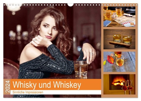 Whisky und Whiskey 2024. Sinnliche Impressionen (Wandkalender 2024 DIN A3 quer), CALVENDO Monatskalender - Steffani Lehmann (Hrsg.