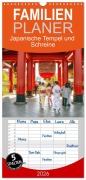 Cover-Bild zum Titel 'Familienplaner 2026 - Japanische Tempel und Schreine mit 5 Spalten (Wandkalender, 21 x 45 cm) CALVENDO' von 'Nina Schwarze'