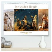 Cover-Bild zum Titel 'Die wilden Hunde (hochwertiger Premium Wandkalender 2026 DIN A2 quer), Kunstdruck in Hochglanz' von 'Daniela Tapper'