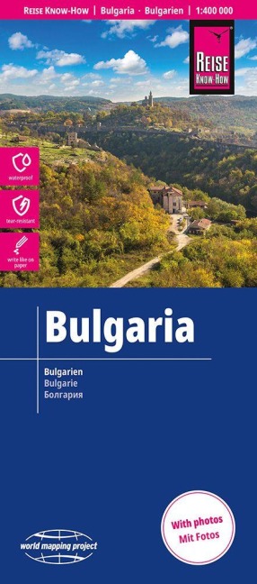 Reise Know-How Landkarte Bulgarien | Bulgaria (1:400.000) - 