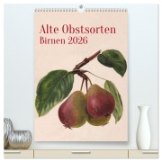 Cover-Bild zum Titel 'Alte Obstsorten - Birnen 2026 (hochwertiger Premium Wandkalender 2026 DIN A2 hoch), Kunstdruck in Hochglanz' von 'Neue Gablenzer Werkstätten und Verlag'