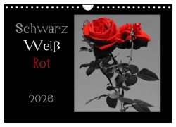 Cover-Bild zum Titel 'Schwarz-Weiß-Rot (Wandkalender 2026 DIN A4 quer), CALVENDO Monatskalender' von 'Flori Flori0'