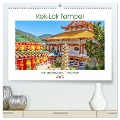 Kek-Lok Tempel mit farbenfrohen Eindrücken (hochwertiger Premium Wandkalender 2025 DIN A2 quer), Kunstdruck in Hochglanz - Nina Schwarze