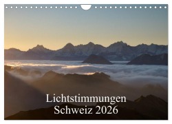 Cover-Bild zum Titel 'Lichtstimmungen Schweiz 2026 (Wandkalender 2026 DIN A4 quer), CALVENDO Monatskalender' von 'Thomas Wahli'