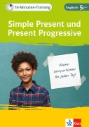 Cover-Bild zum Titel 'Klett 10-Minuten-Training Englisch Simple Present und Present Progressive 5. Klasse' von ''