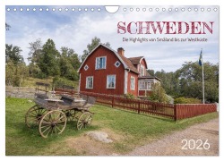 Cover-Bild zum Titel 'Schweden - Die Highlights von Småland bis zur Westküste (Wandkalender 2026 DIN A4 quer), CALVENDO Monatskalender' von 'Martin Winzer'