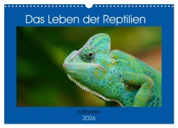 Cover-Bild zum Titel 'Das Leben der Reptilien (Wandkalender 2026 DIN A3 quer), CALVENDO Monatskalender' von 'Kattobello Kattobello'