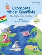 Cover-Bild zum Titel 'Unterwegs mit der Querflöte 2' von 'Katharina Flaig'