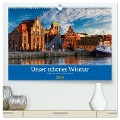 Unser schönes Wismar (hochwertiger Premium Wandkalender 2024 DIN A2 quer), Kunstdruck in Hochglanz - Carsten Rennecke