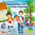 Cover-Bild zum Titel 'Maxi Pixi 438: VE 5: Geschichten vom ersten Schultag (5 Exemplare)' von 'Amelie Benn'