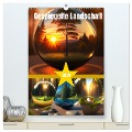 Gespiegelte Landschaft (hochwertiger Premium Wandkalender 2024 DIN A2 hoch), Kunstdruck in Hochglanz - Franky Franky58