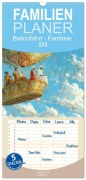 Cover-Bild zum Titel 'Familienplaner 2027 - Ballonfahrt - Fantasie Stil mit 5 Spalten (Wandkalender, 21 x 45 cm) CALVENDO' von 'Liselotte Brunner-Klaus'