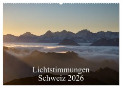 Cover-Bild zum Titel 'Lichtstimmungen Schweiz 2026 (Wandkalender 2026 DIN A2 quer), CALVENDO Monatskalender' von 'Thomas Wahli'