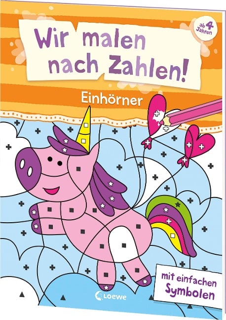 Wir malen nach Zahlen! - Einhörner - 