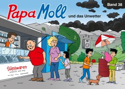 Cover-Bild zum Titel 'Papa Moll und das Unwetter' von 'Jürg Lendenmann'