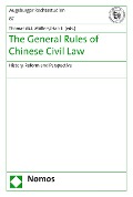 Cover-Bild zum Titel 'The General Rules of Chinese Civil Law' von ''