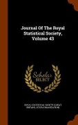 Cover-Bild zum Titel 'Journal Of The Royal Statistical Society, Volume 43' von 'Jstor (Organization)'
