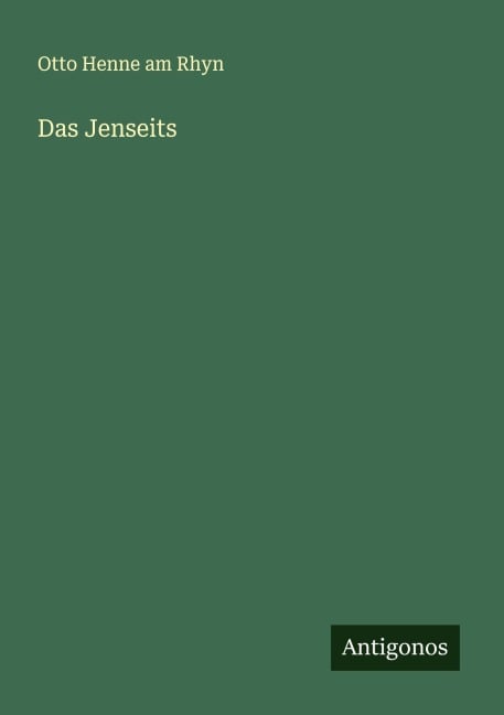 Das Jenseits - Otto Henne Am Rhyn