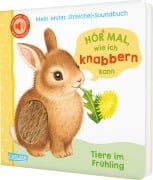 Cover-Bild zum Titel 'Hör mal, wie ich knabbern kann (Mein erstes Streichel-Soundbuch 5)' von 'Julia Rosenkranz'