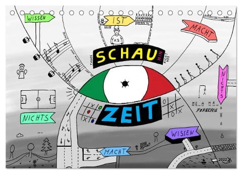 SchauZeit (Tischkalender 2024 DIN A5 quer), CALVENDO Monatskalender - A. D. A. D.