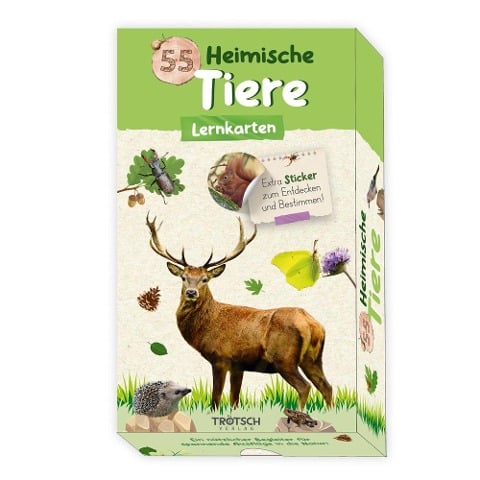 Trötsch 55 Lernkarten Heimische Tiere