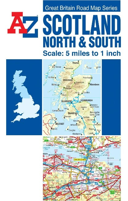 Scotland Road Map - Geographers' A-Z Map Company