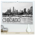 Icy Chicago (hochwertiger Premium Wandkalender 2025 DIN A2 quer), Kunstdruck in Hochglanz - David Stein
