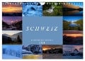 Schweiz - Eine Reise durch die idyllische Bergwelt (Wandkalender 2024 DIN A4 quer), CALVENDO Monatskalender - Sandra Schänzer
