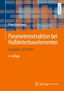 Cover-Bild zum Titel 'Parameterextraktion bei Halbleiterbauelementen' von 'Peter Baumann'