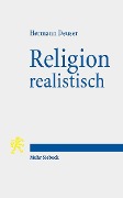 Cover-Bild zum Titel 'Religion realistisch' von 'Hermann Deuser'