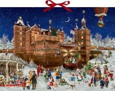 Cover-Bild zum Titel 'Wand-Adventskalender - Weihnachtszauber auf dem Schloss' von ''