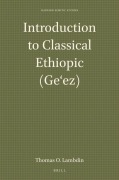 Cover-Bild zum Titel 'Introduction to Classical Ethiopic (Geʻez)' von 'Thomas O Lambdin'