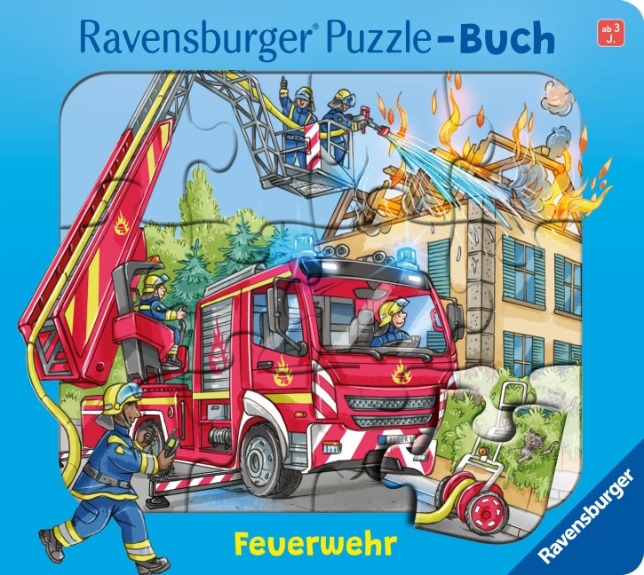 Ravensburger® Puzzle-Buch - Feuerwehr - Steffi Korda