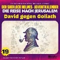 Cover-Bild zum Titel 'David gegen Goliath (Der Sherlock Holmes-Adventkalender - Die Reise nach Jerusalem, Folge 19)' von 'Arthur Conan Doyle, William K. Stewart'