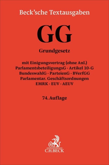 Grundgesetz für die Bundesrepublik Deutschland. GG - 