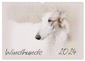 Windhunde 2024 (Wandkalender 2024 DIN A2 quer), CALVENDO Monatskalender - Andrea Redecker