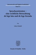 Sprachassistenten - eine rechtliche Betrachtung de lege lata und de lege ferenda. - Lukas Schmidt