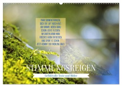 Stimmungsreigen Gefühlvolle Texte und Bilder (Wandkalender 2026 DIN A2 quer), CALVENDO Monatskalender - Martina Marten