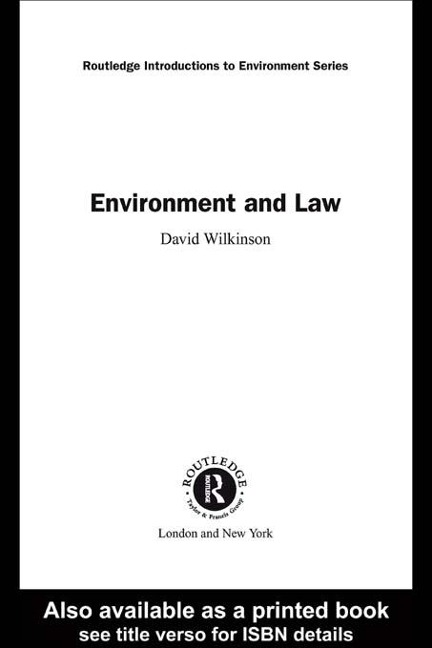 Environment and Law - David Wilkinson